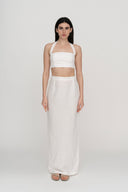 GAIA SKIRT WHITE