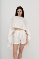 ALICE CAPE WHITE