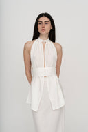 ROSE TOP WHITE