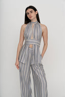 ROSE TOP STRIPED