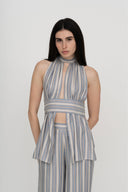 ROSE TOP STRIPED